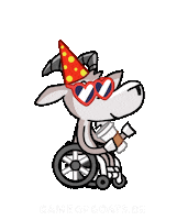 Art Dancing Sticker by Game of Goats