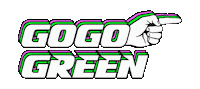 gogogreenclub nature dj festival climate Sticker