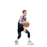 Denver Nuggets Basketball Sticker by SportsManias