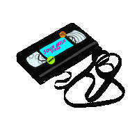 Sourmilkshop horror vhs fresno sour milk Sticker