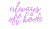 Actress Book Sticker by BroadwayWorld