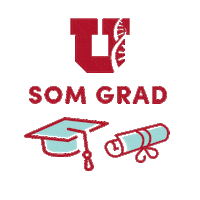 School Of Medicine Graduation Sticker by University of Utah Health