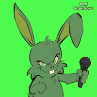 Bunny Mic Drop GIF by VeeFriends