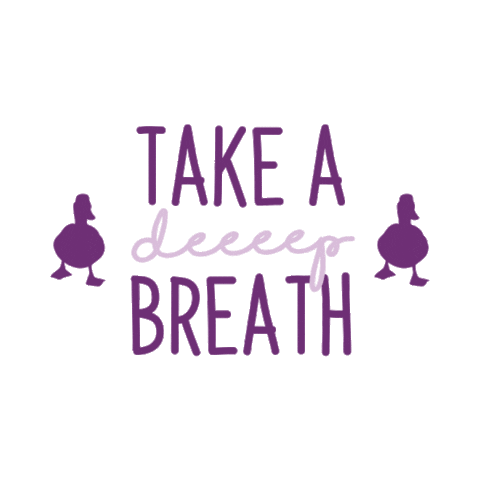 You Got This Take A Deep Breath Sticker by The dUCk Group