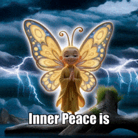 Peace Strength GIF by BuddhaFlyJourney