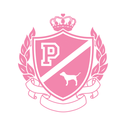 hashtag crest Sticker by Victoria's Secret PINK