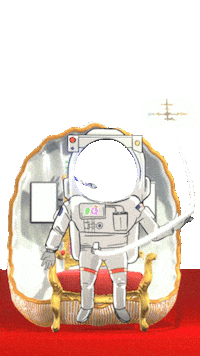 Inspire Space Station Sticker by Robodrone