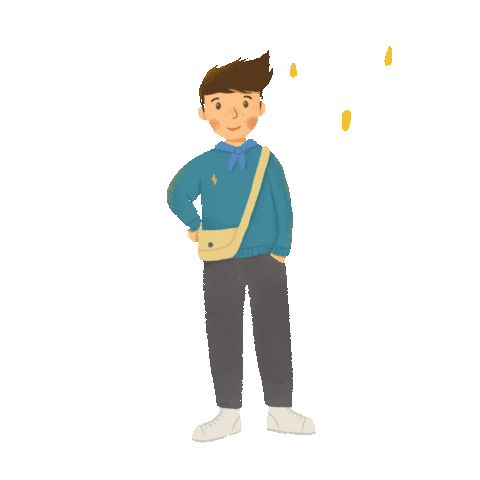 Kid Men Sticker