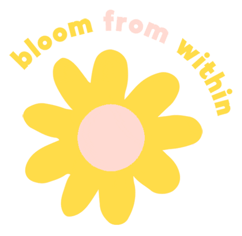 Flower Self Love Sticker by Confetti Rebels