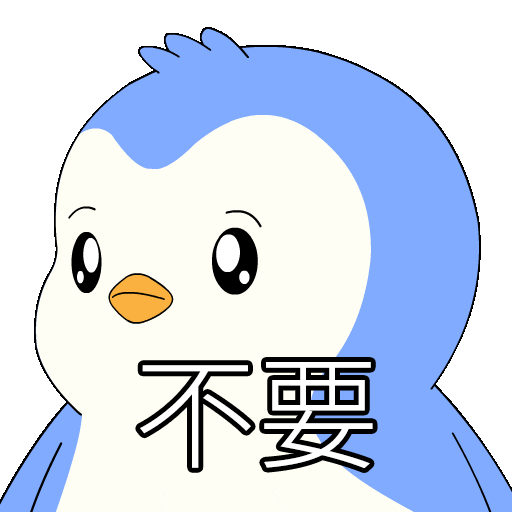 Penguin No Sticker by Pudgy Penguins