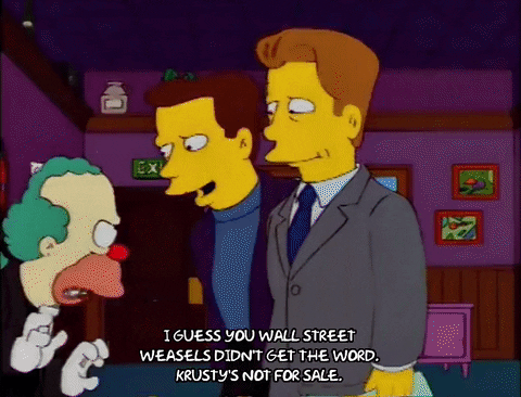 season 9 crusty the clown GIF