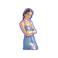 Girl Shatter Sticker by Tasha Zima