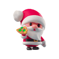 Feliz Navidad Eating Sticker by Anne Horel