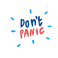 Dont Panic Warwick Uni Sticker by University of Warwick
