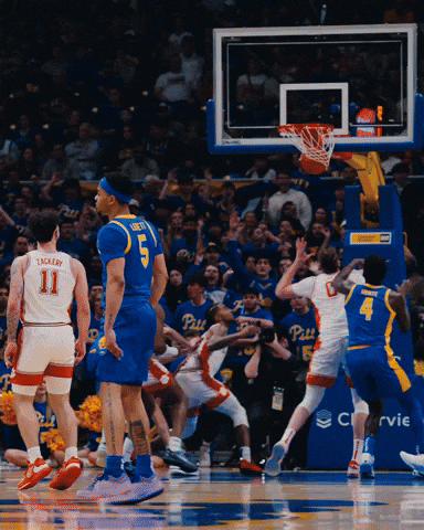 Pitt Basketball 3 Pointer GIF by Pitt Panthers