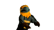 mascot floss Sticker by Brockport