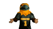 mascot shrug Sticker by Brockport