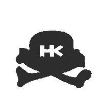 Skull Paintball Sticker by HK Army