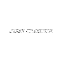 Justclosed Sticker by TheClosers