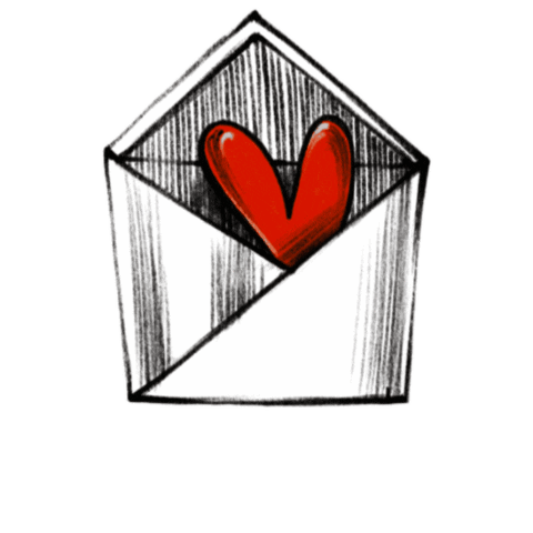 Love Letter Valentine Sticker