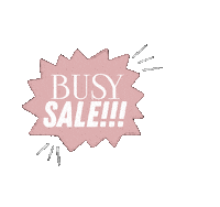 Shop Sale Sticker by BUSY BUT PRETTY