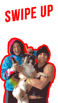 erinandsarit up swipe and erin Sticker