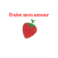 Strawberry Sticker by atelierewaflr
