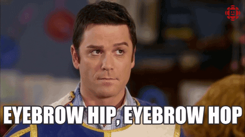 yannick bisson eyebrows GIF by CBC
