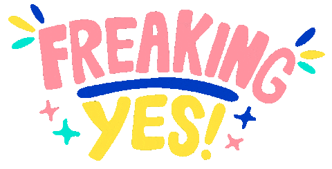 Happy Yes Sticker