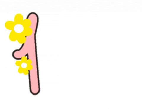 Ikuy_stickers giphyupload hello hi flower GIF