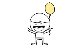 Celebrating Happy Birthday Sticker