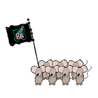 TJHALL23 rat ra chems labrat Sticker