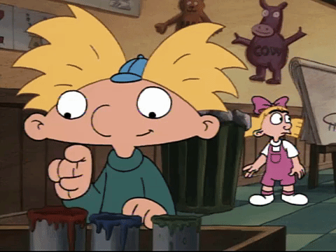 hey arnold nicksplat GIF