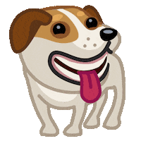 Jack Russell Lol Sticker by Iconka