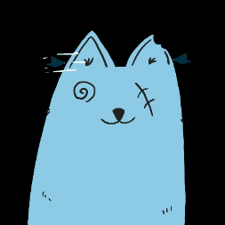 tijmeninspace giphyupload cat dizzy dizzycat GIF