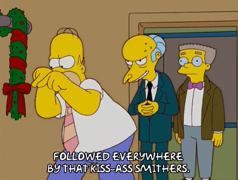 talking smack homer simpson GIF