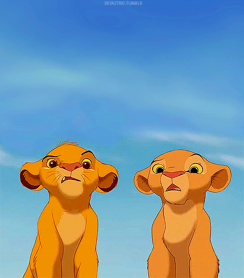 lion king simba and nala GIF