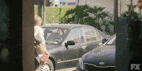 zach galifianakis falling GIF by BasketsFX