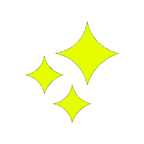 Sparkle Shine Sticker by Generación Vegana