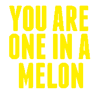 One In A Melon Sticker by Candyman