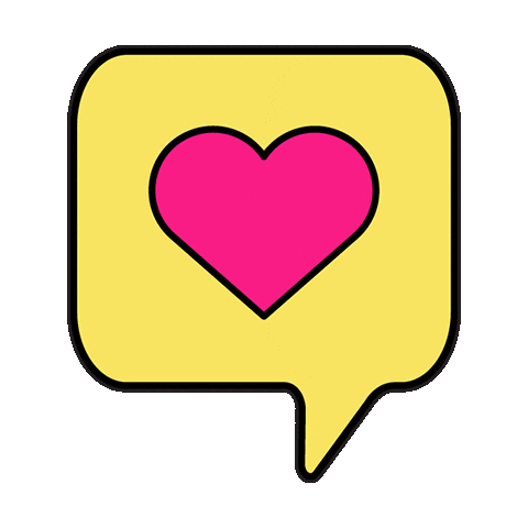 Floating Love You Sticker