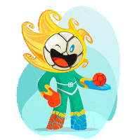 andenarede mundial mascote ande bocha Sticker