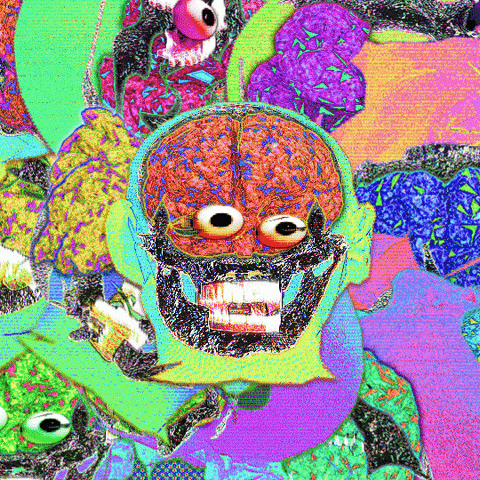 Glitch Face GIF by davidvnun