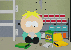 butters stotch survival GIF by South Park 