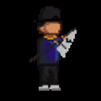 Buero21 game guy cap goldchain GIF
