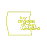 Ladw Sticker by Los Angeles Design Weekend