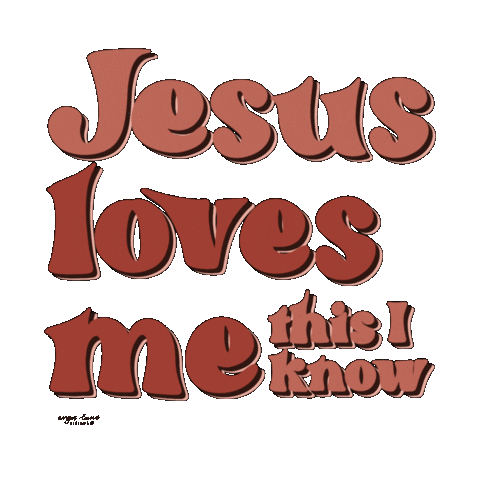 Jesus Loves Me Love Sticker
