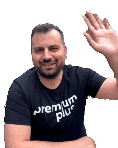 Hello Sticker by Premium Plus