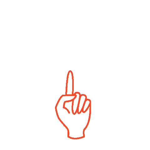 Swipe Hand Sticker by Gustavia Shop