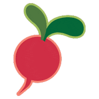 Eatyourveggies Rootingforyou Sticker by (re)zip reusable storage